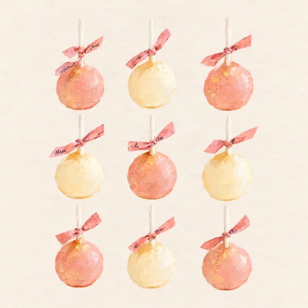 Cake Pops — illustration from the Yohaku Sweets menu